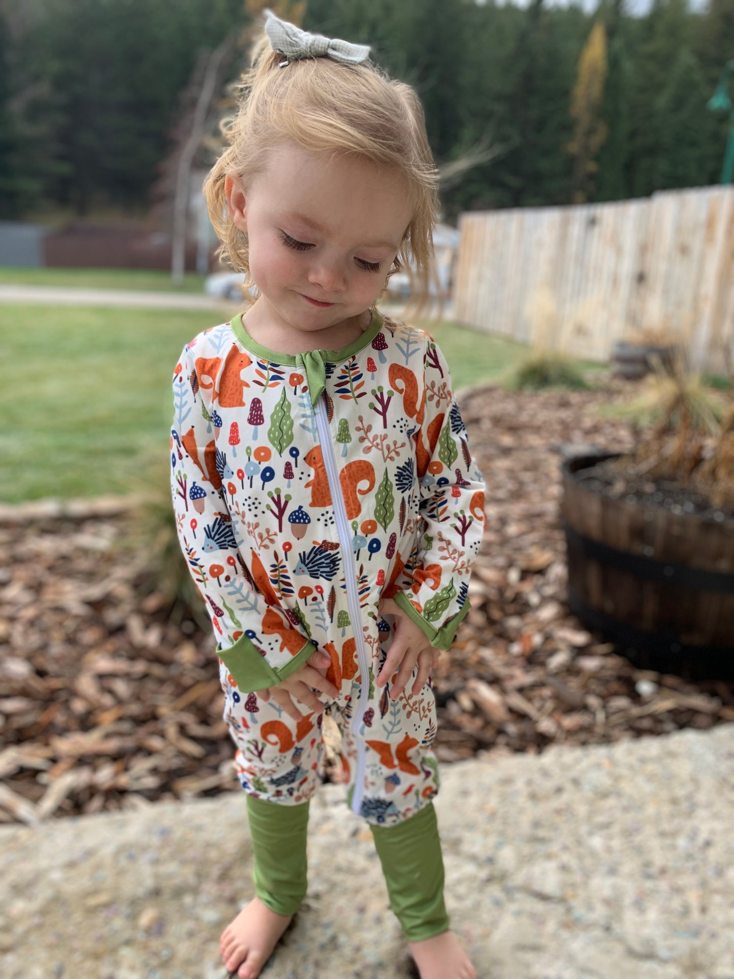 Sneaky Squirrel Romper