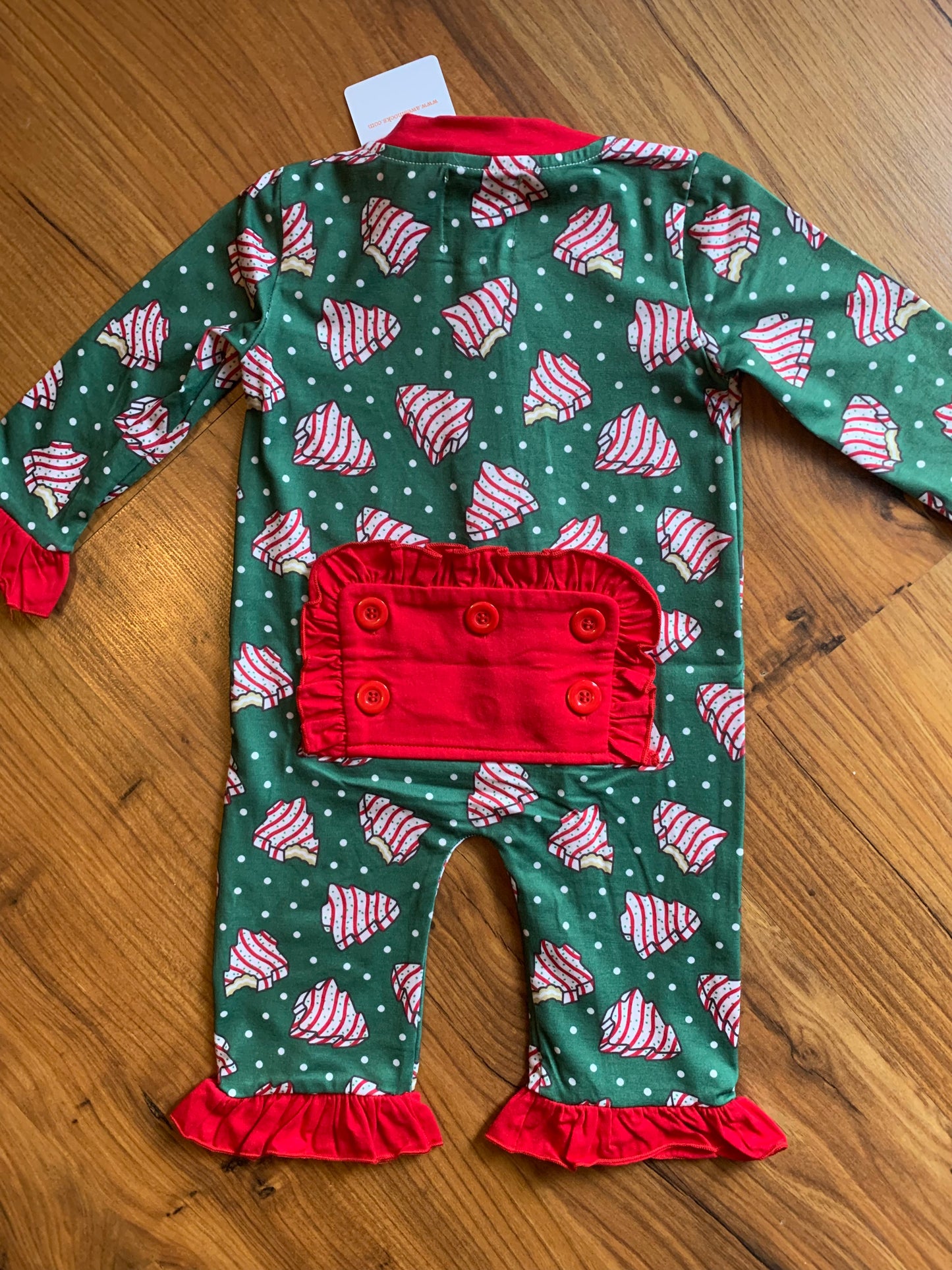 Christmas Cakes Girl Romper