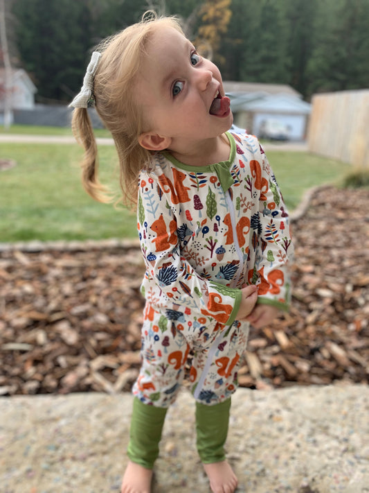 Sneaky Squirrel Romper