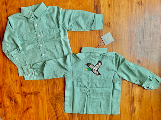 Camo Duck Appliqué Shirt