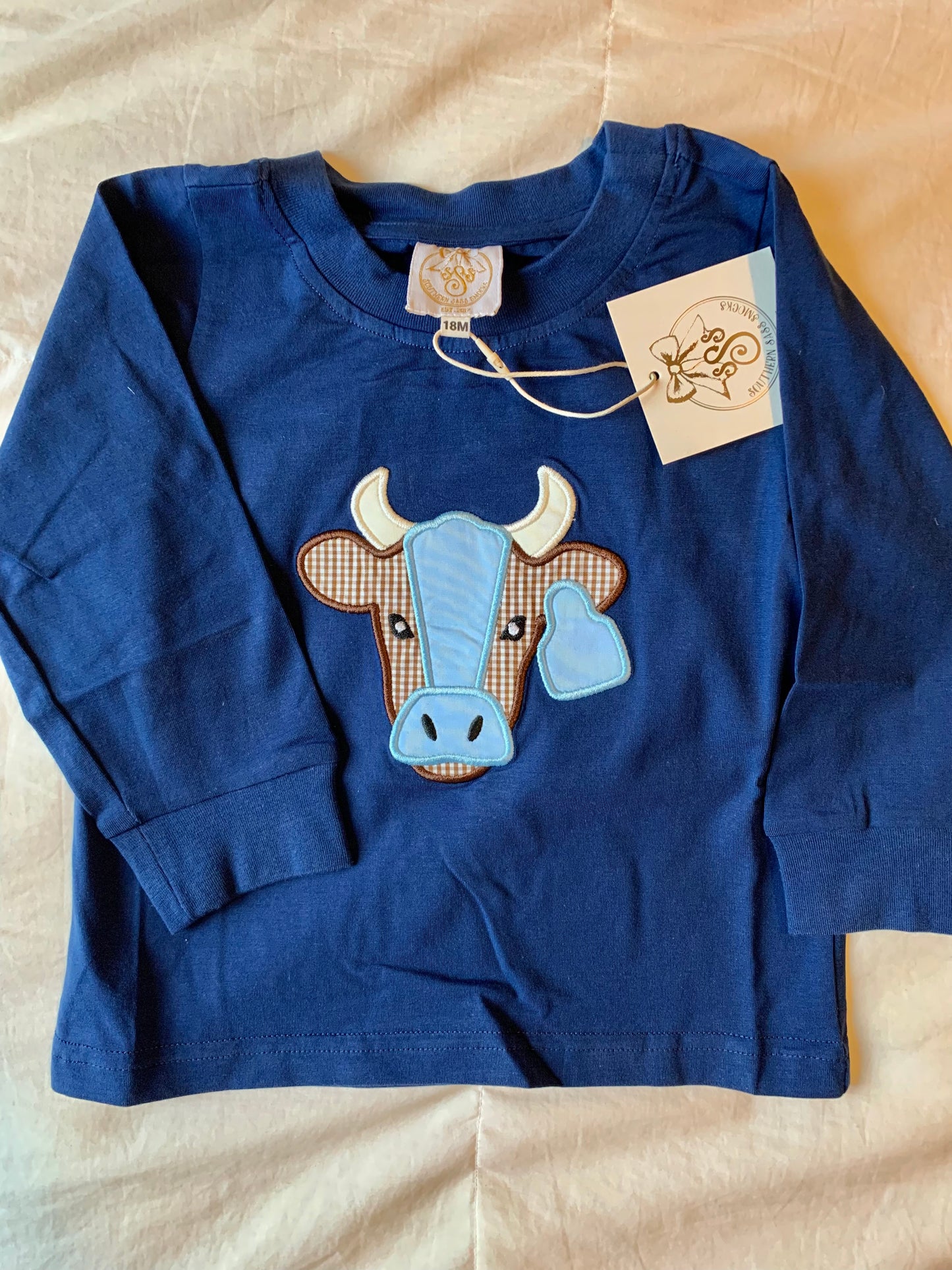 Cow Appliqué Shirt