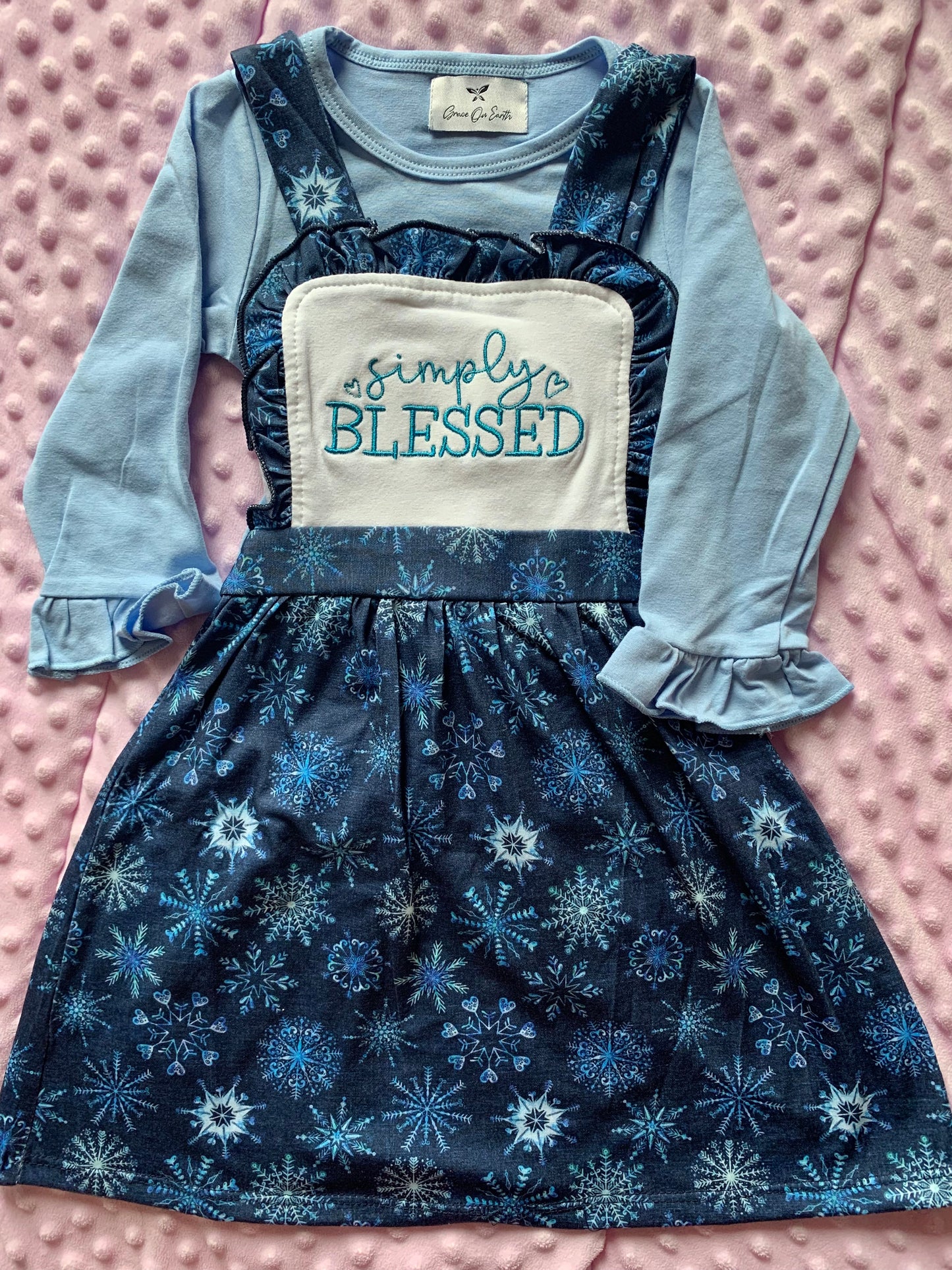 Simply Blessed Snowflake Jumper Set