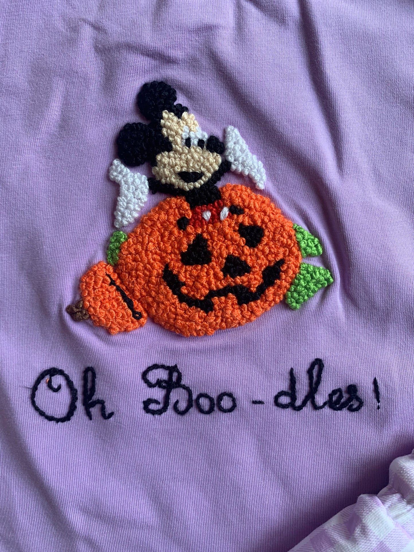 “Oh Boo-dles” French Knot Jogger Set- Girl