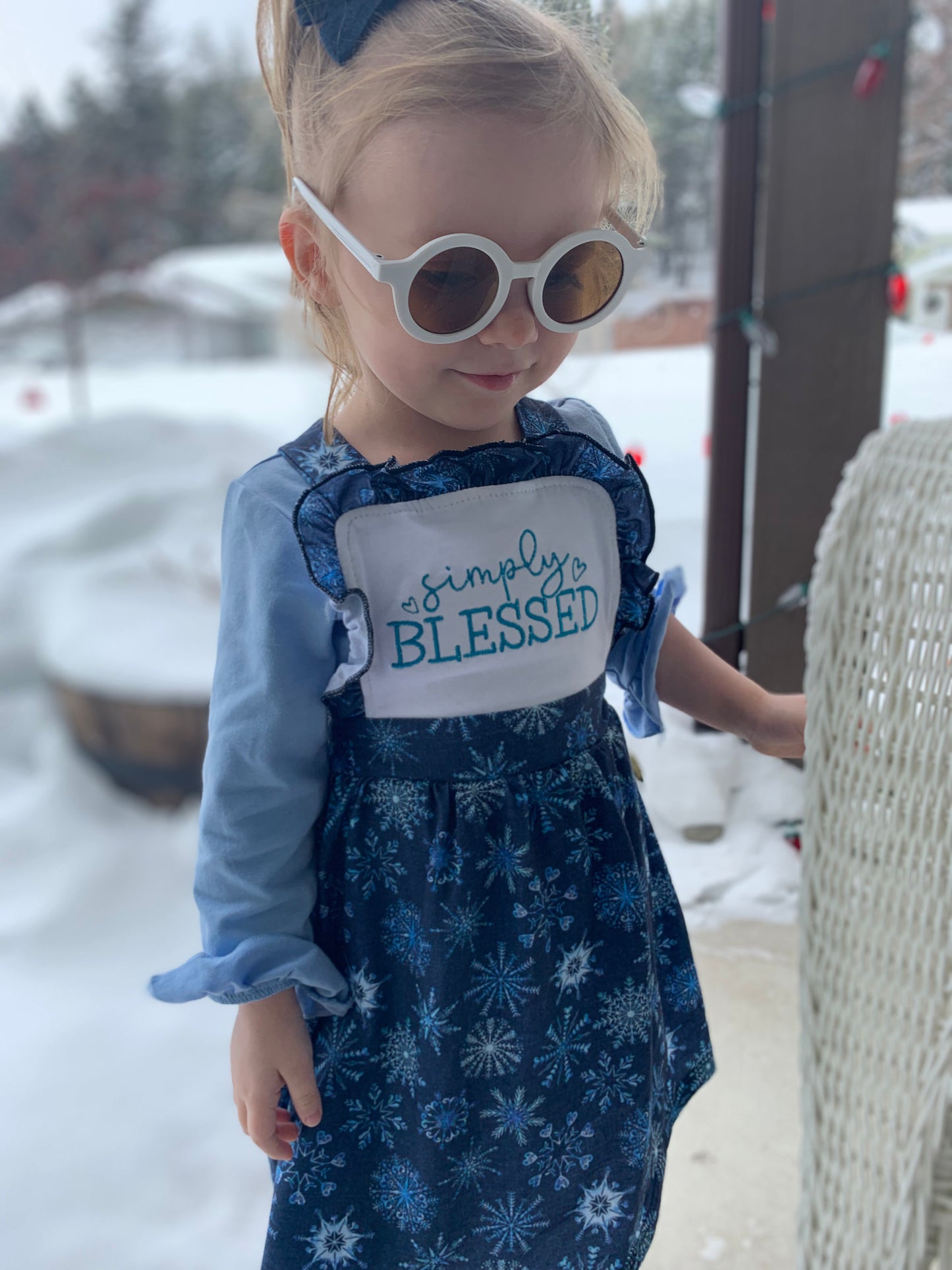 Simply Blessed Snowflake Jumper Set