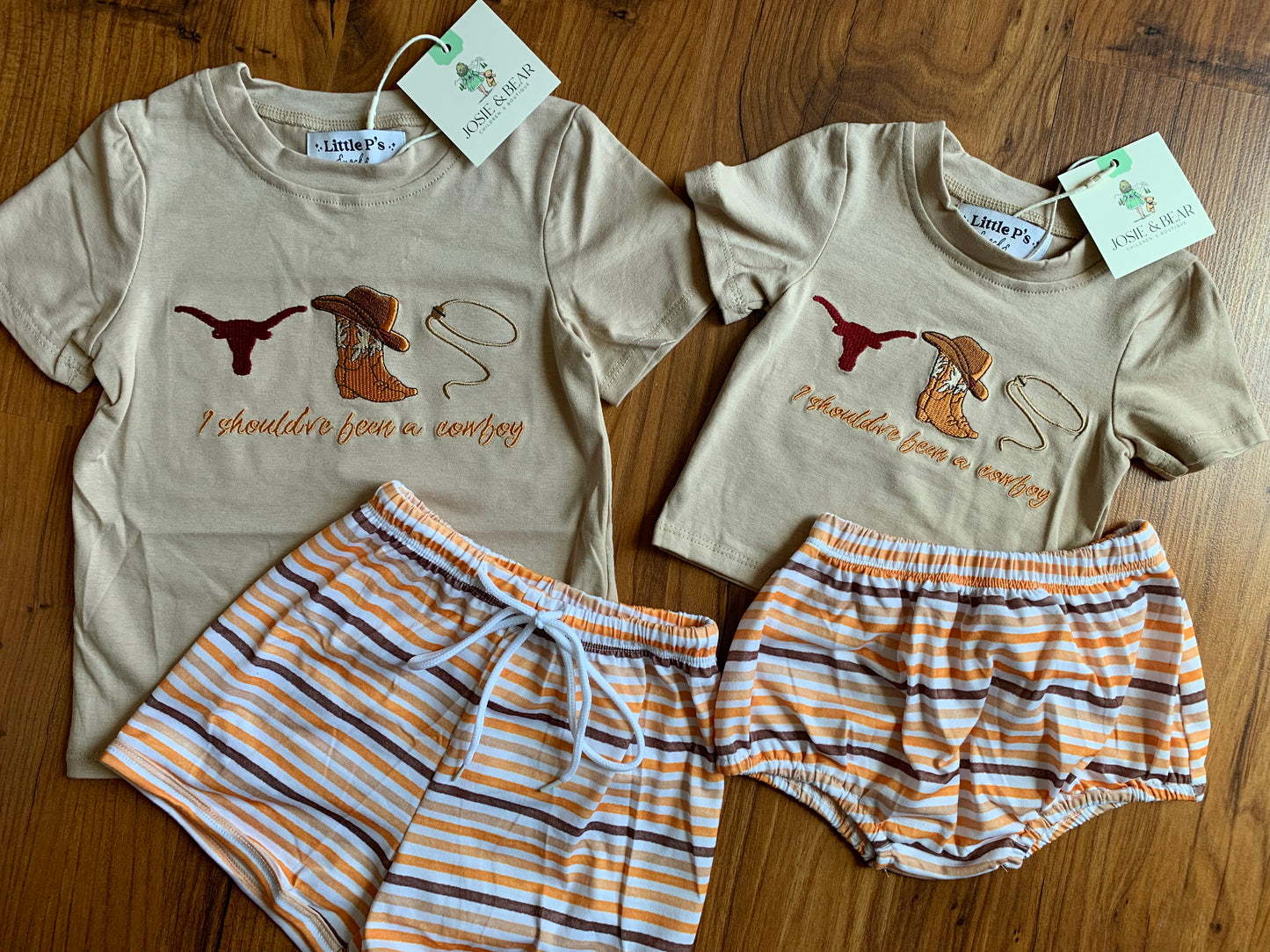 Cowboy Short Set