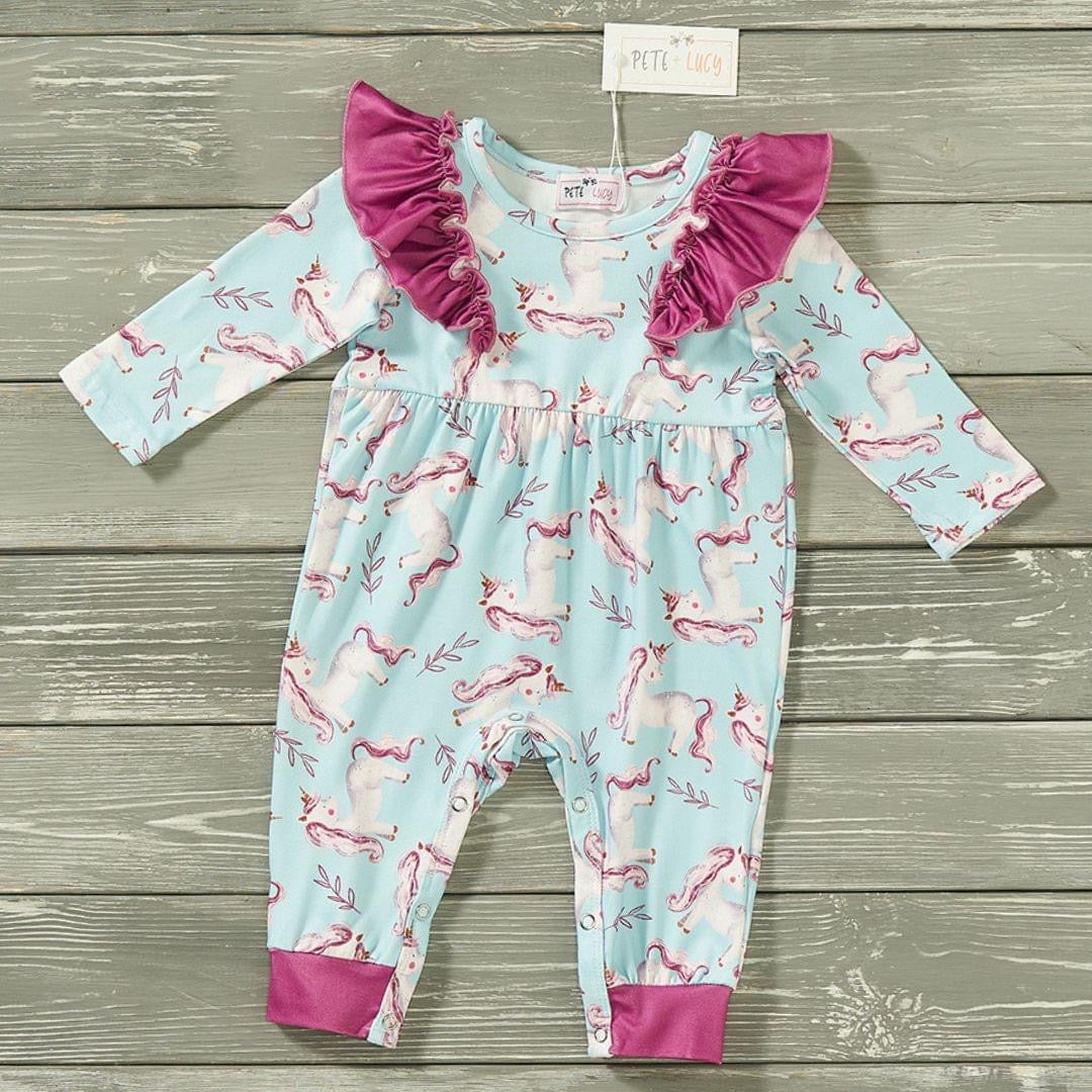 Luna Unicorn Romper