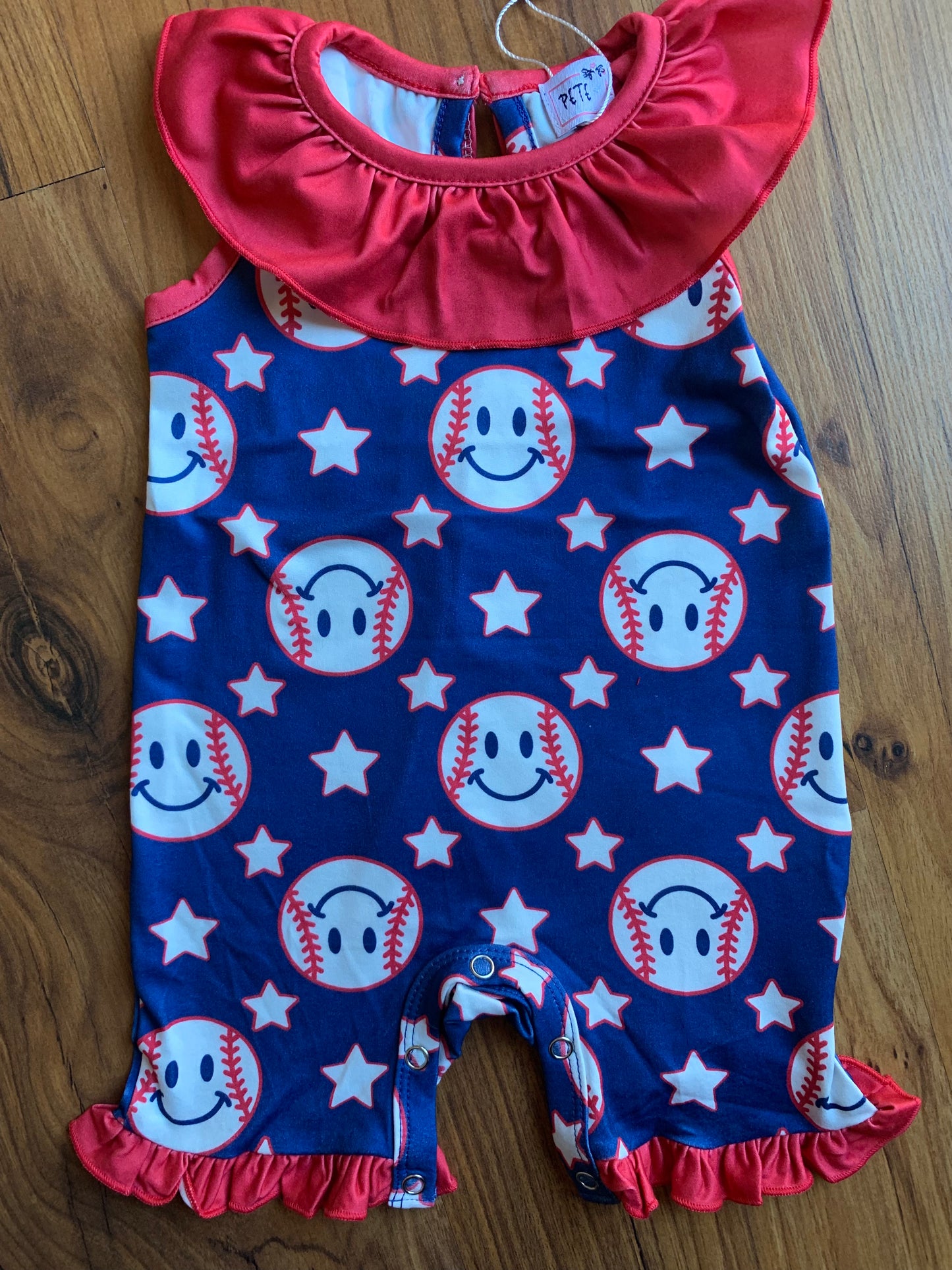 Play Ball: Girl Romper