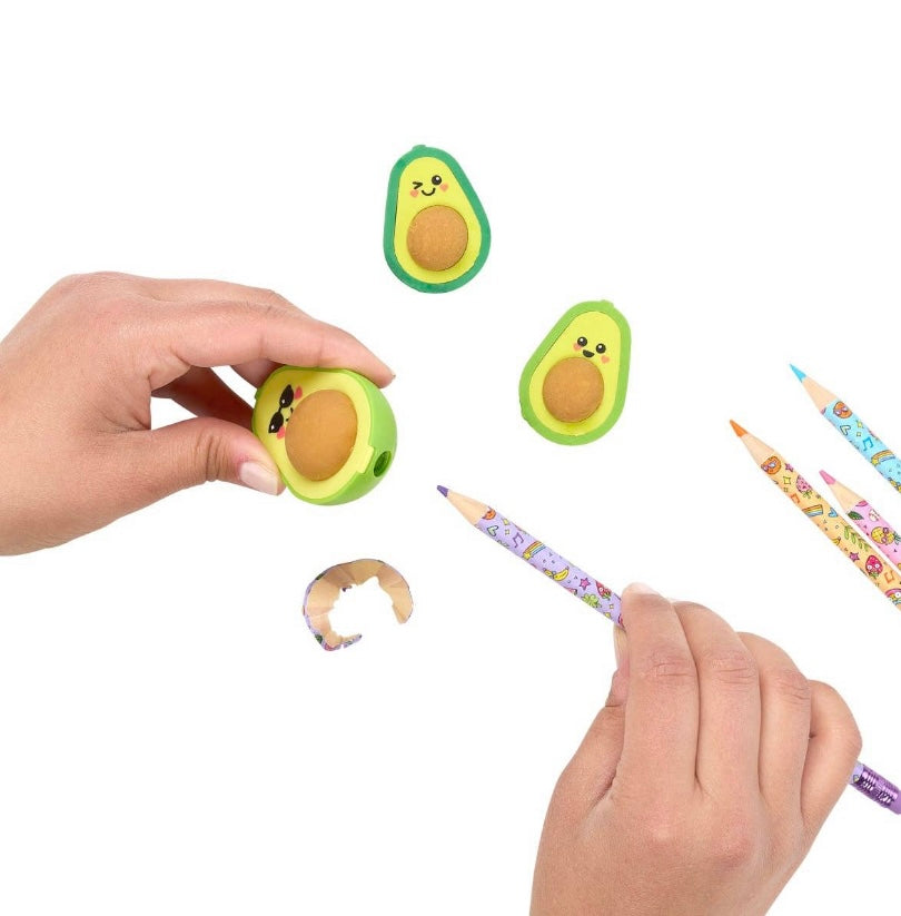 Avocado Love Eraser and Sharpener