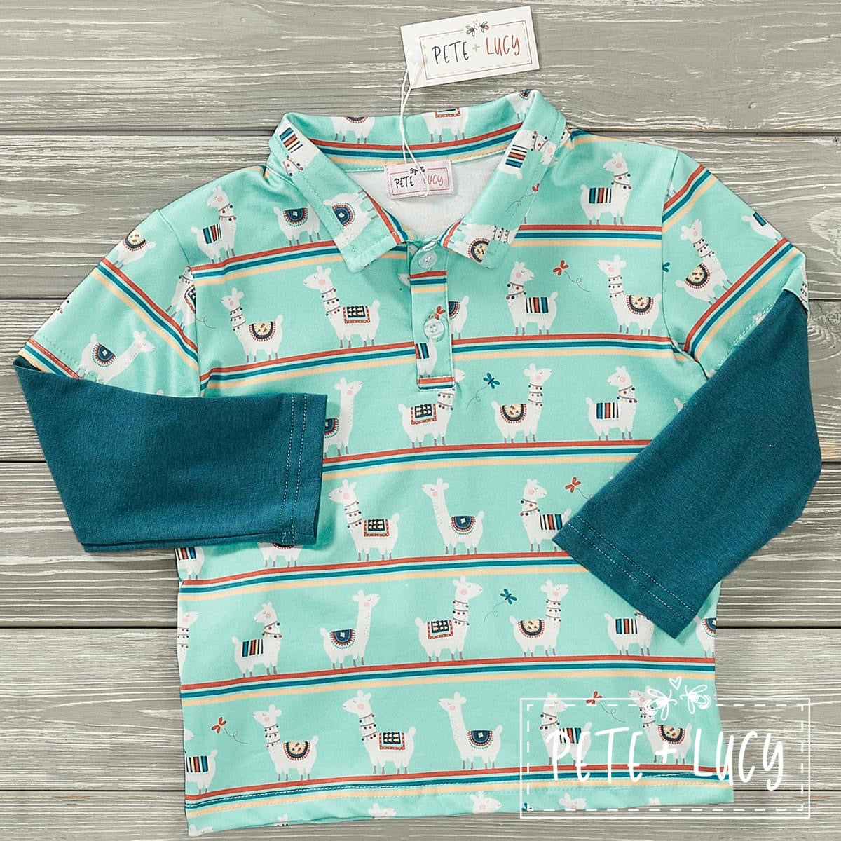 Happy Llamas: Boy Shirt