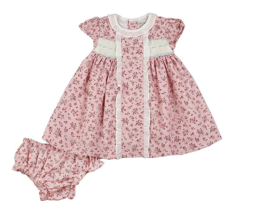 The Precious Pink Floral Dress