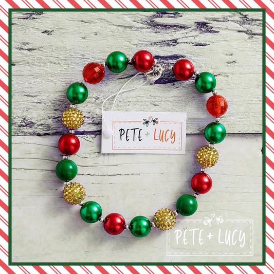 Christmas Mistletoe: Chunky Necklace