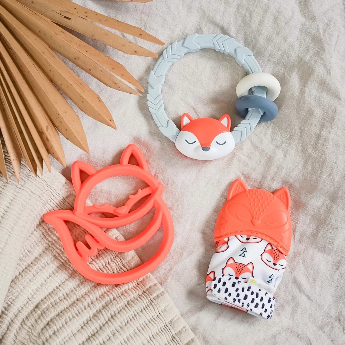 Chew Crew Silicone Baby Teethers