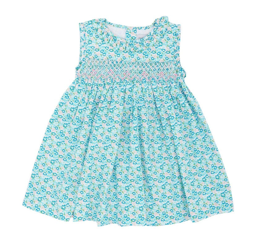 The Blessed Blue Floral Dress