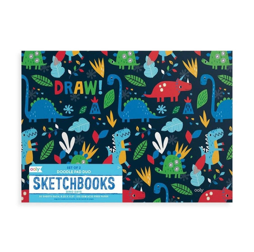 Doodle Pad Duo Sketchbooks-Dino Days