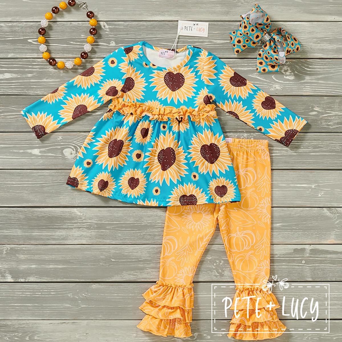 Sunflower Love: Pants Set